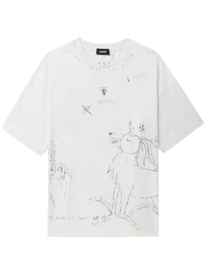 Graphic-Print Cotton T-Shirt