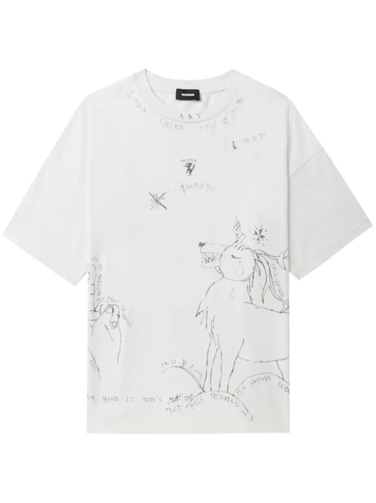 Graphic-Print Cotton T-Shirt