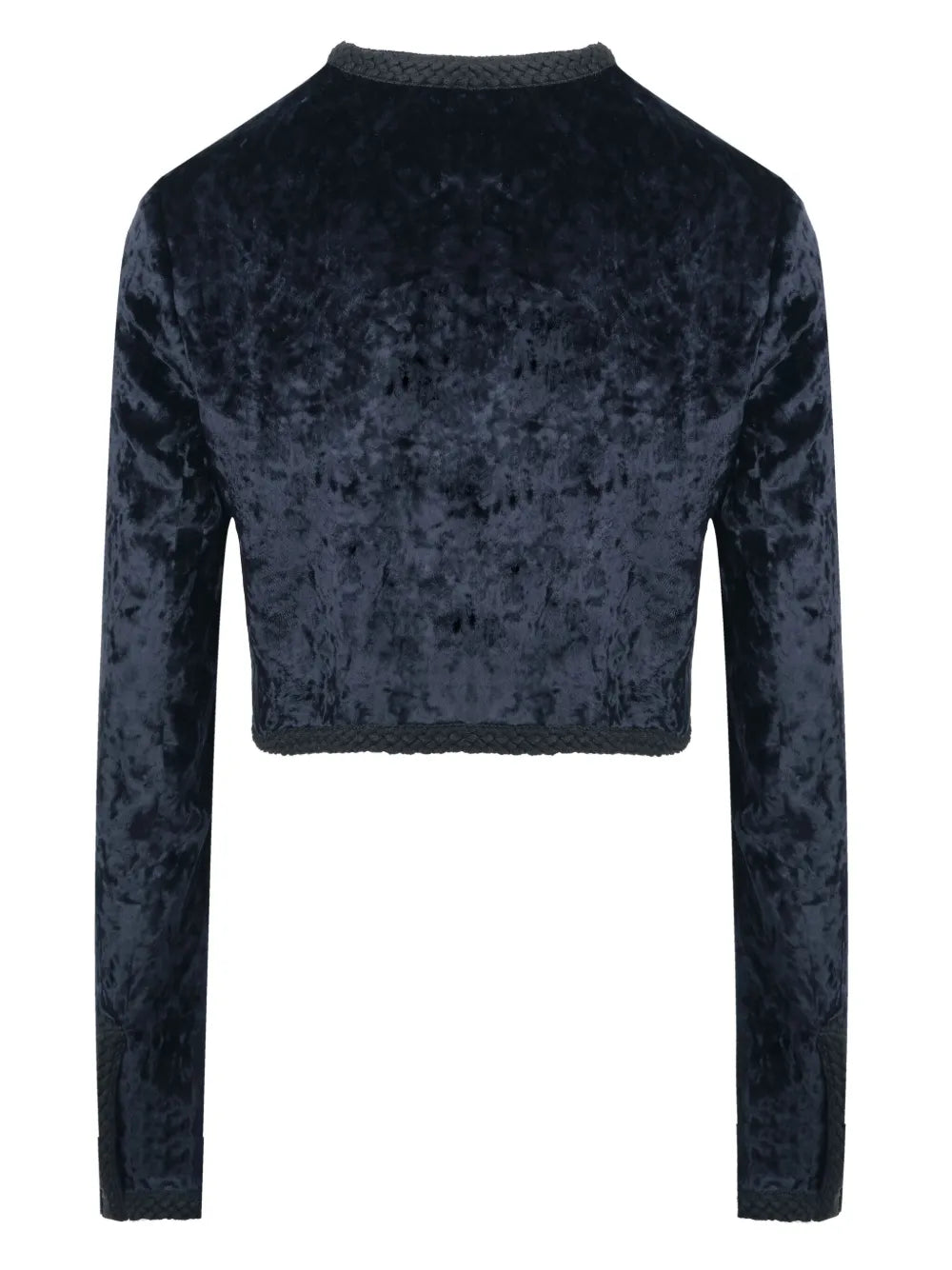 Ice Floral Velvet-Effect Jacket