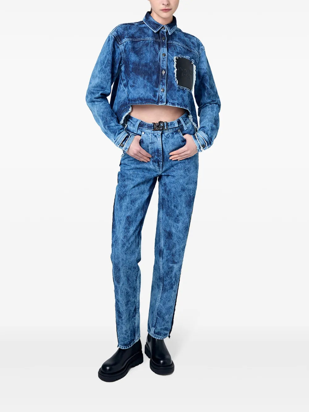 Logo-Appliqué Denim Shirt