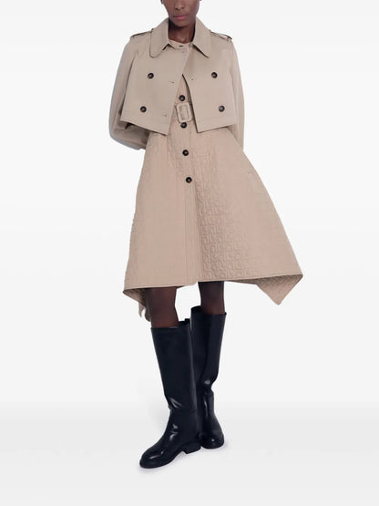 Cropped Trench Coat