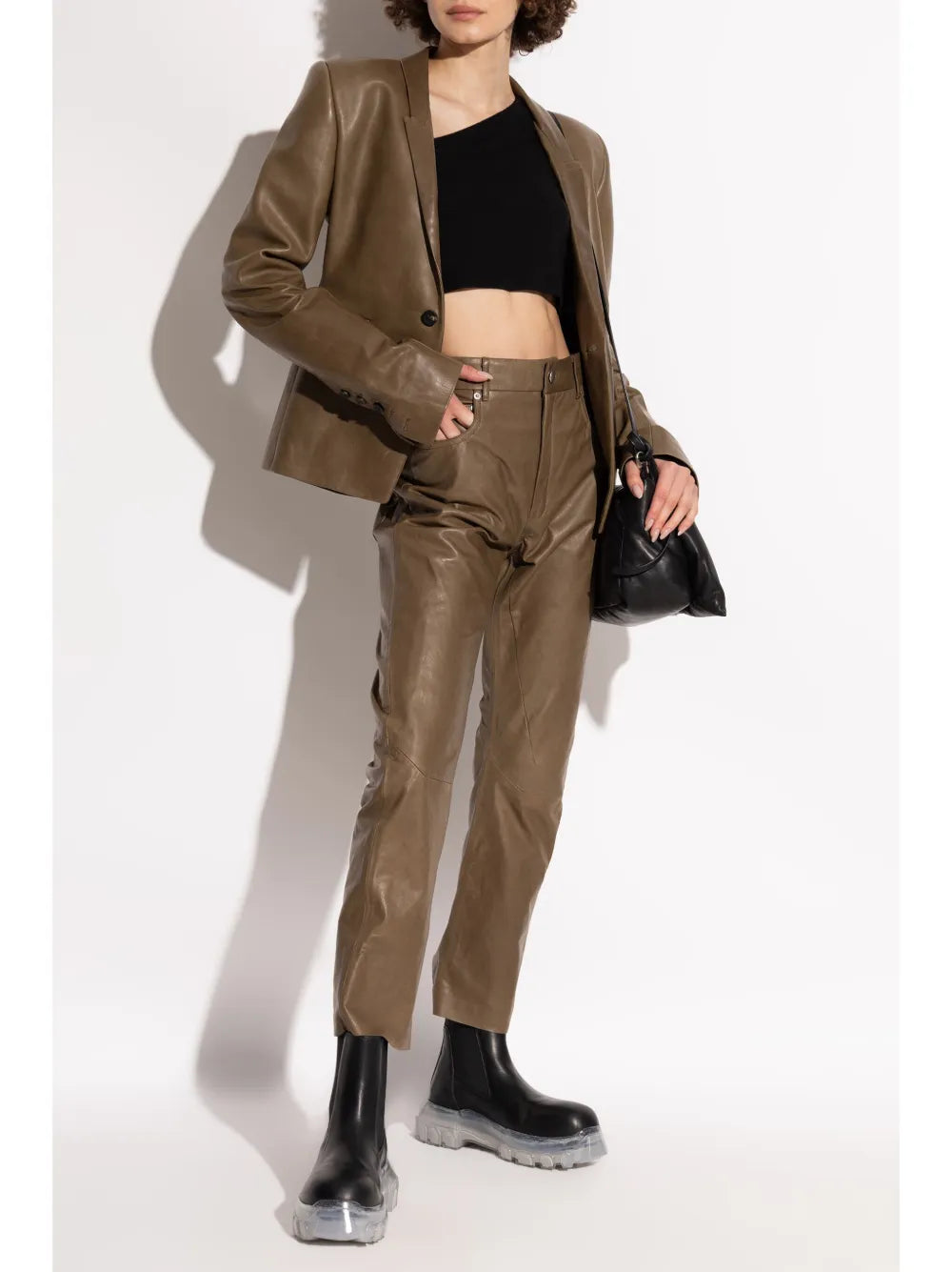 Leather Blazer