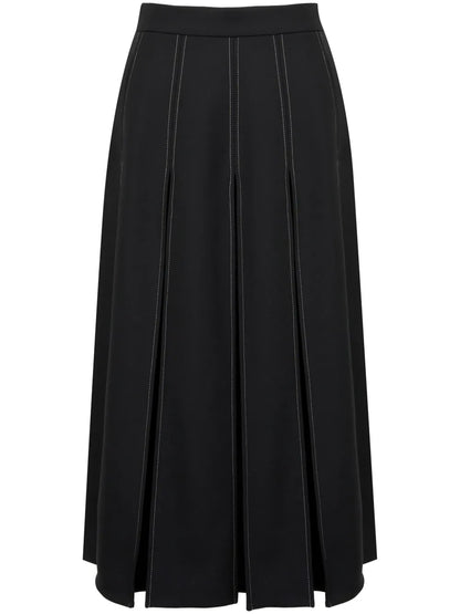 Cut-Out Midi Skirt