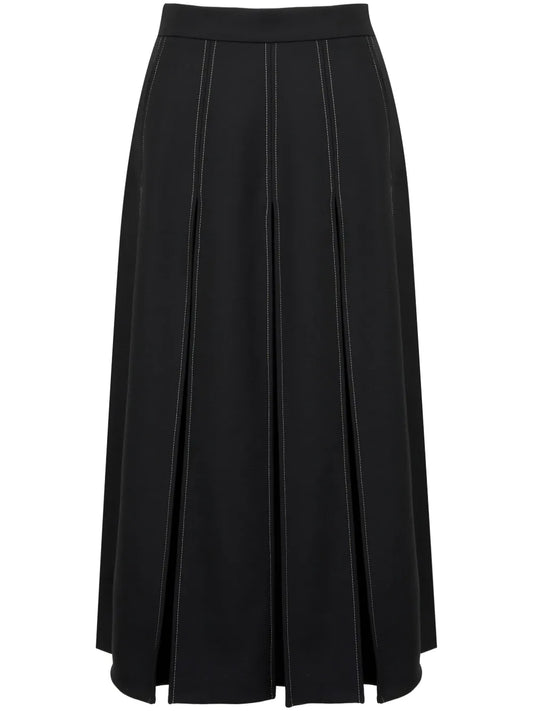 Cut-Out Midi Skirt