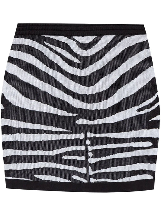 Zebra-Print Skirt