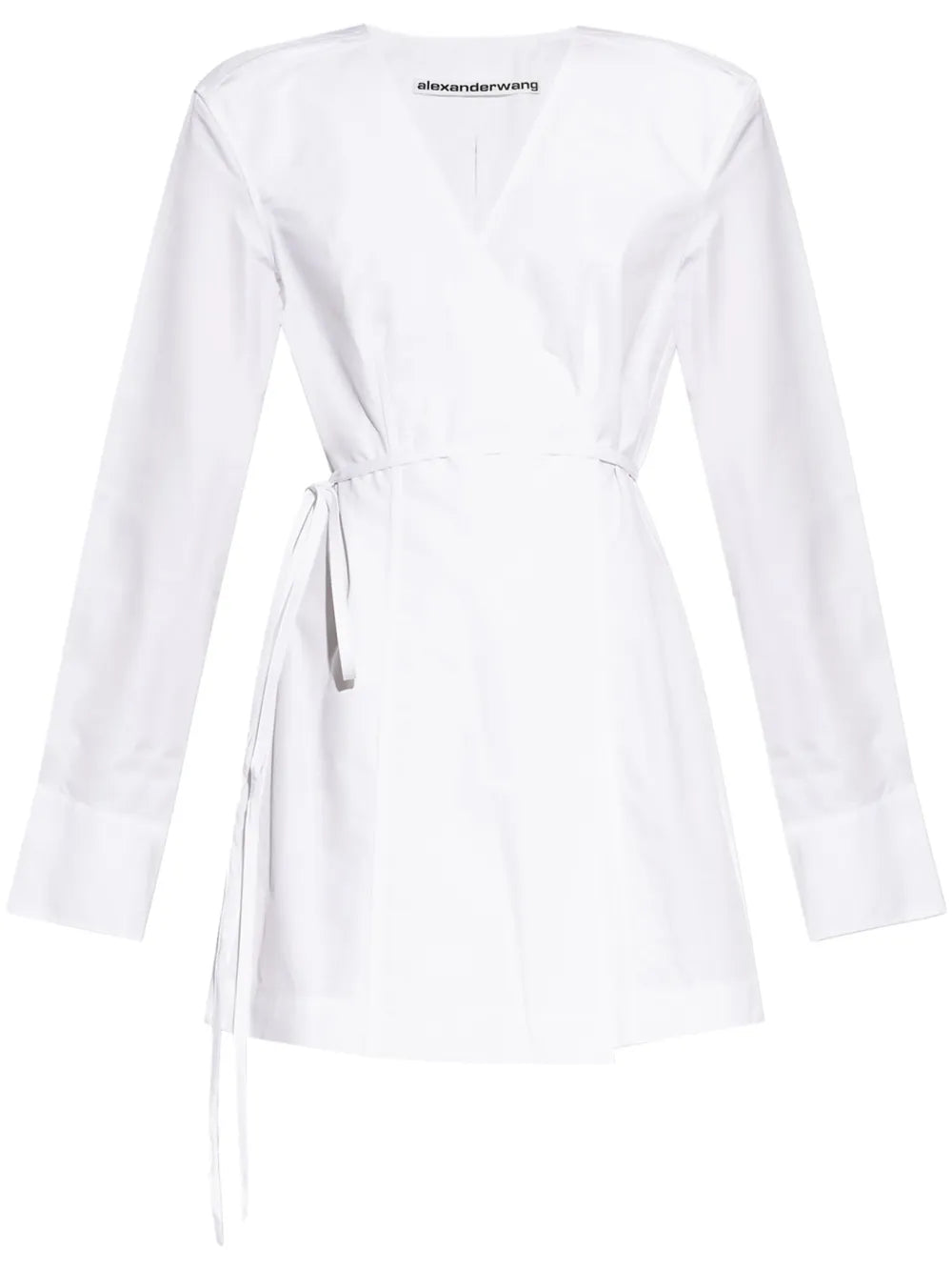 Slit-Detailing Wrap Dress