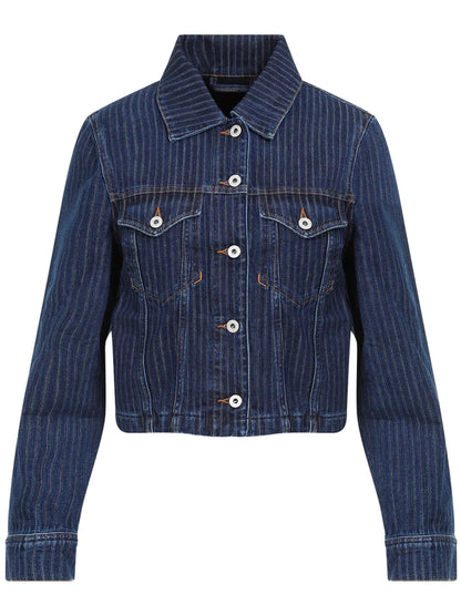 Striped Denim Jacket