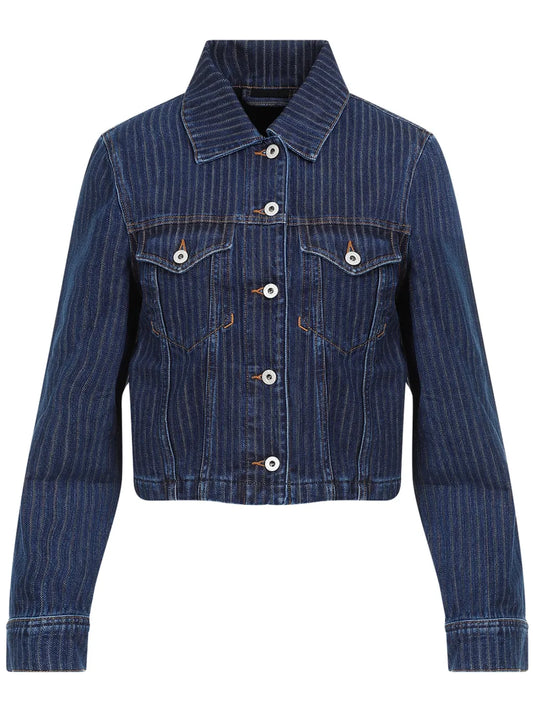 Striped Denim Jacket