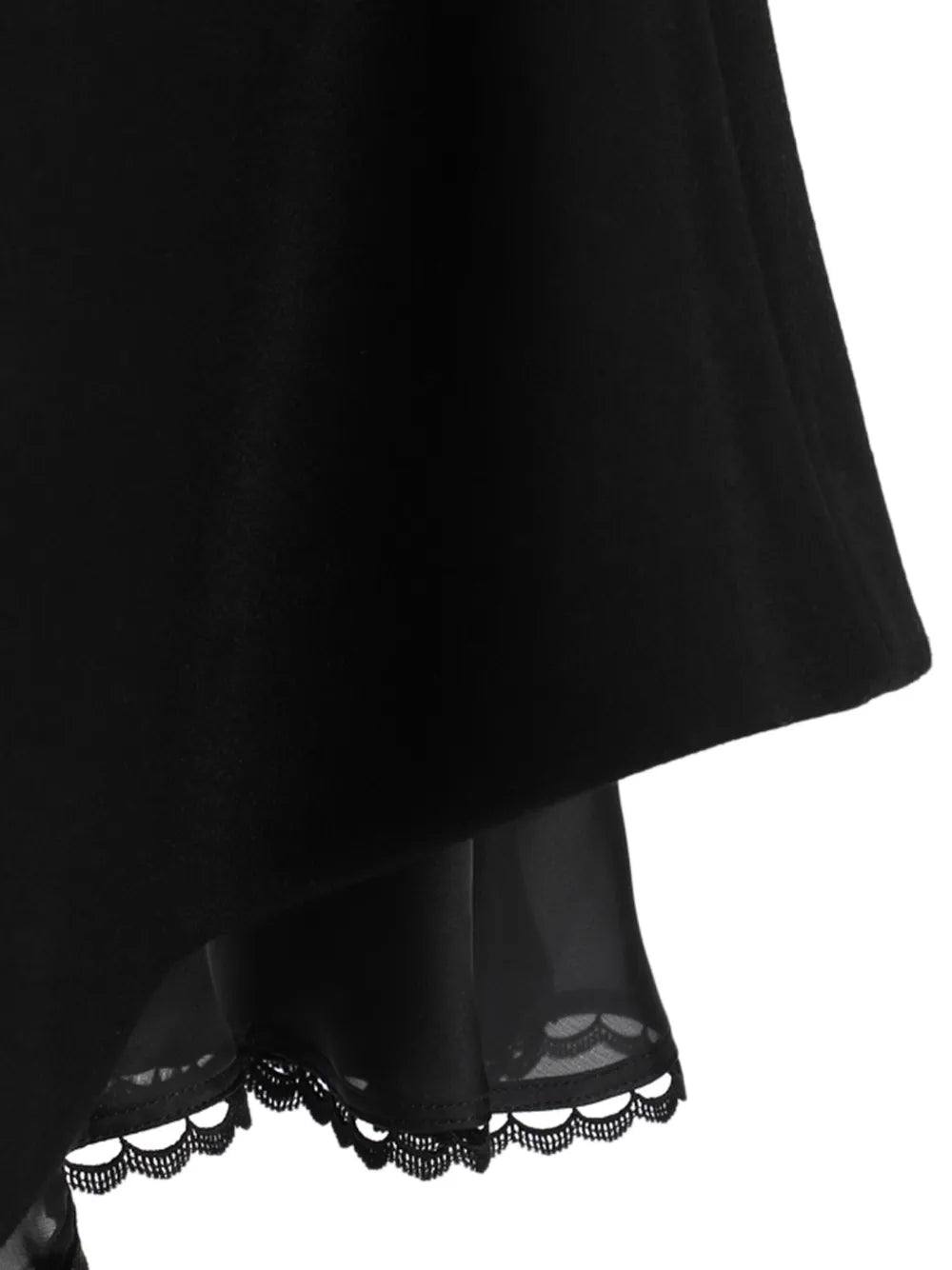 Wool Asymmetric Skirt