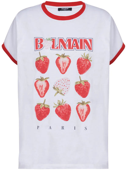 Strawberry Print T-Shirt