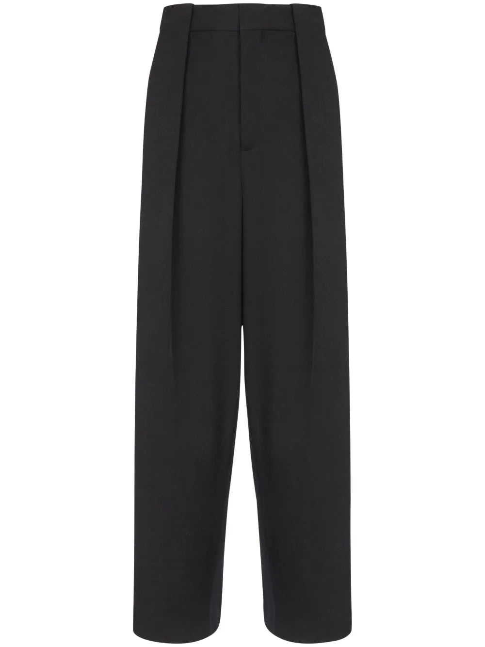 Pleated Grain De Poudre Trousers