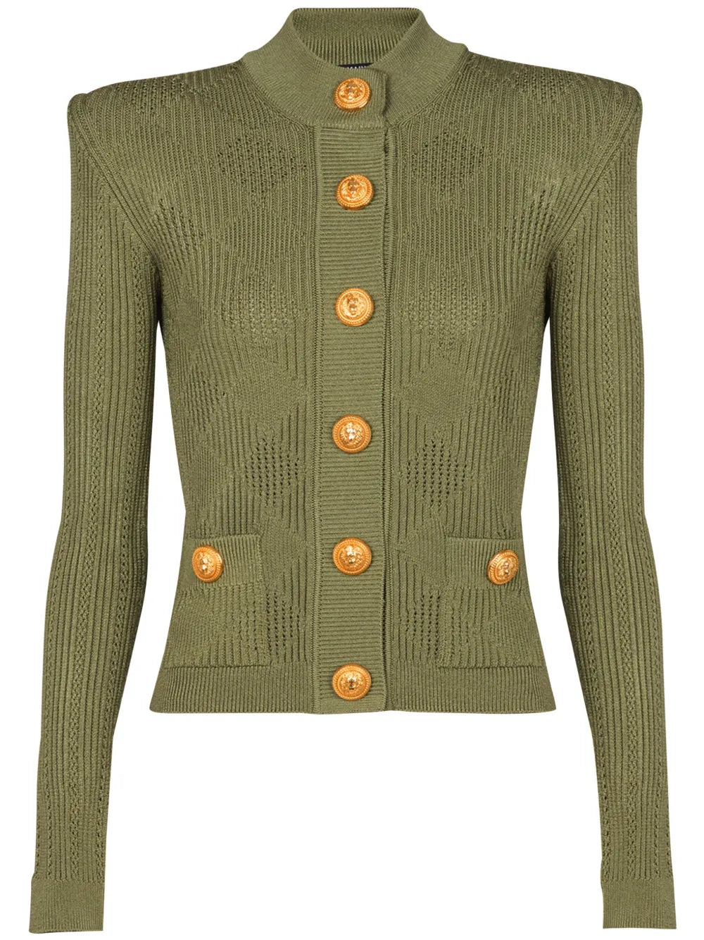 Gingham Pattern Cardigan