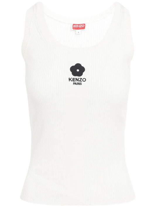 Boke Flower 2.0-Embroidered Tank Top