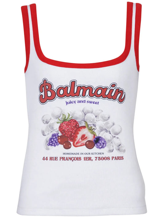 Balmain Fruit Tank Top