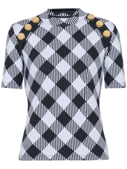 Gingham T-Shirt