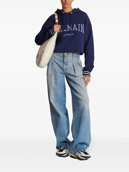 Gingham Paris Hoodie