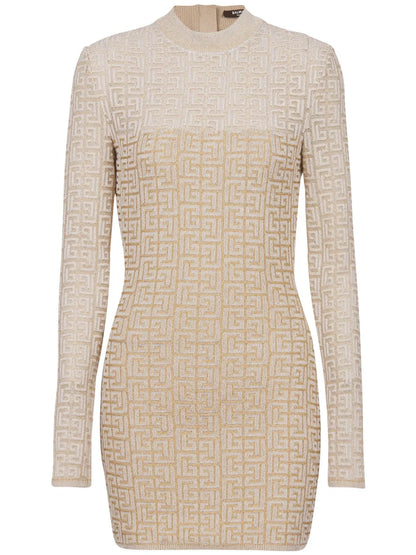 Pb Labyrinth-Jacquard Knit Dress