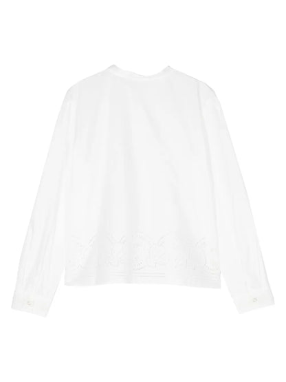 Embroidered Short-Sleeve Shirt