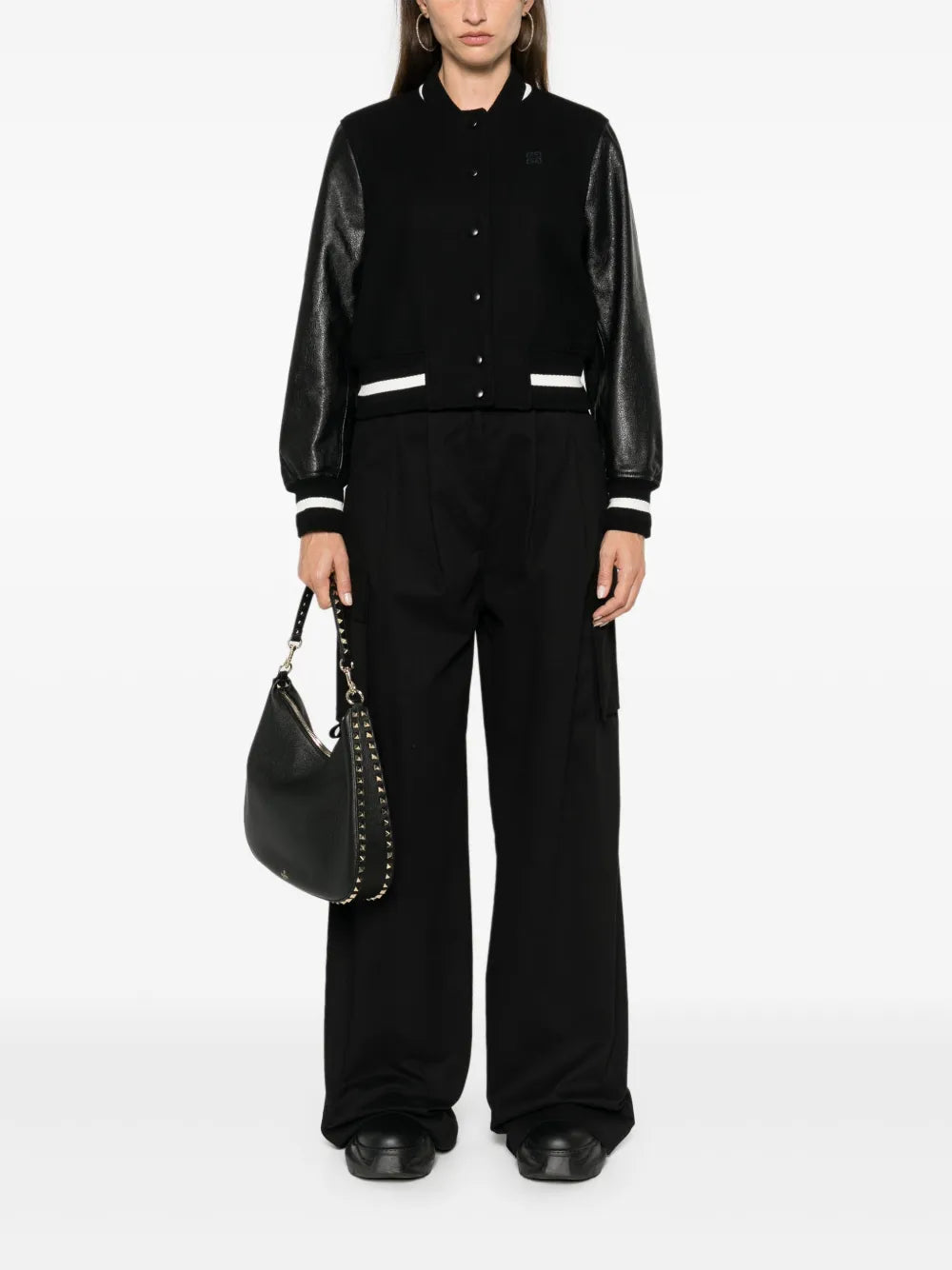 4G-Embroidered Bomber Jacket