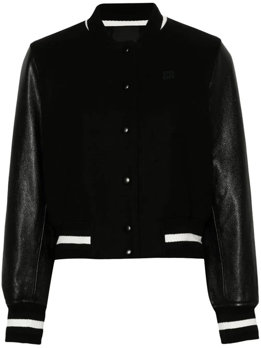 4G-Embroidered Bomber Jacket