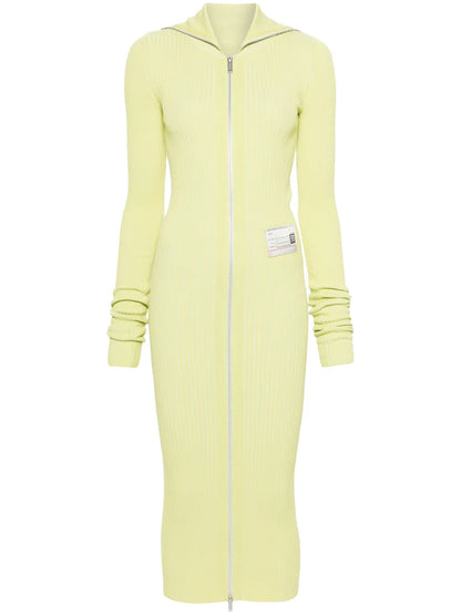 Logo-Patch Midi Dress