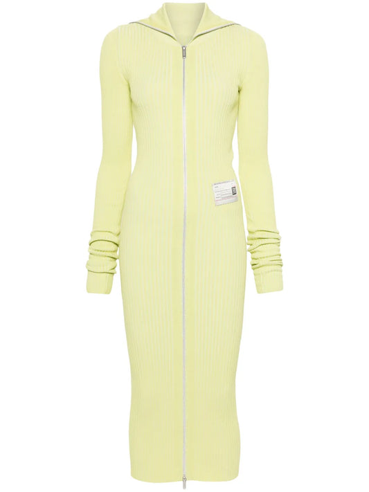 Logo-Patch Midi Dress