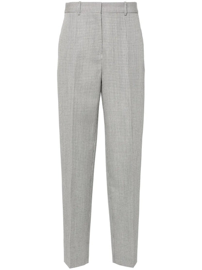 Checked Tailored Trousers