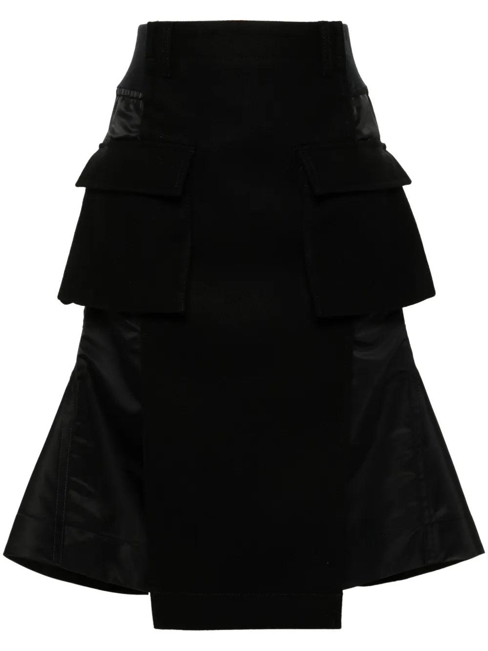 Panelled Midi Skirt