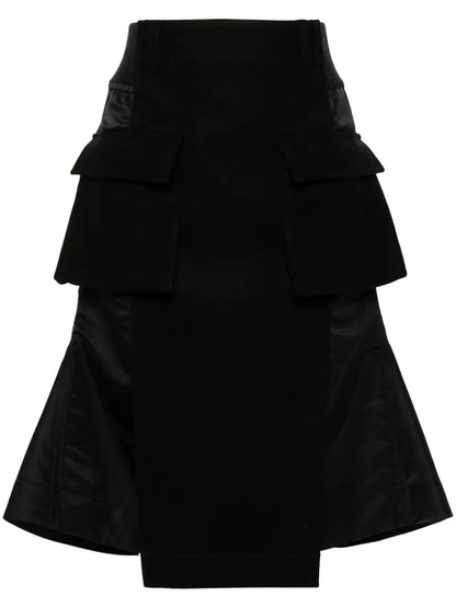 Panelled Midi Skirt