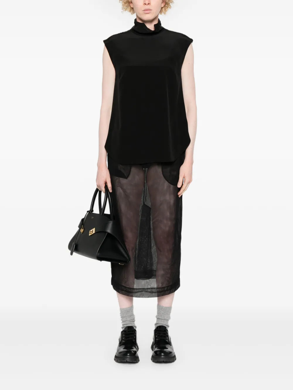 Monili-Detail Blouse