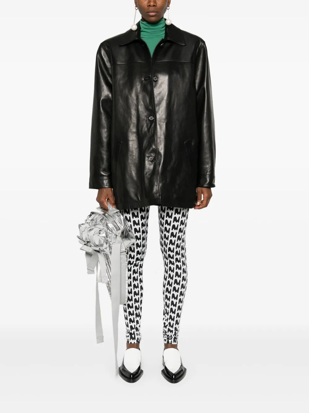 Logo-Print Leggins