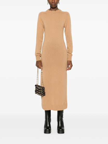 Chain-Embellished Dress