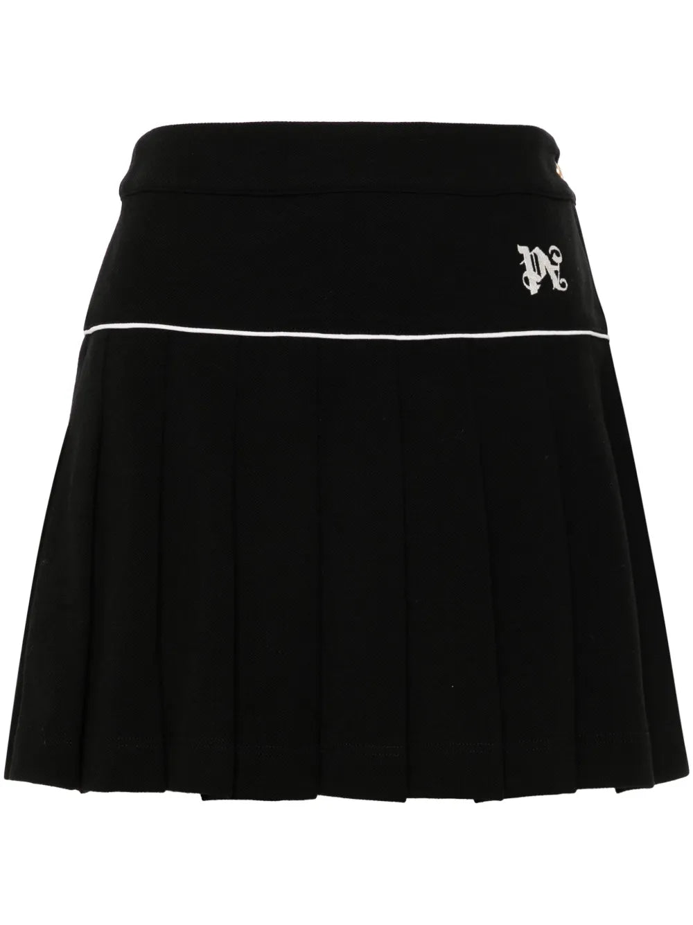 Monogram Pleated Skirt