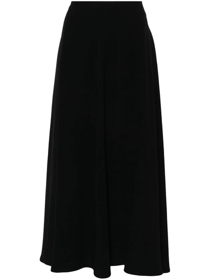 Crepe Midi Skirt