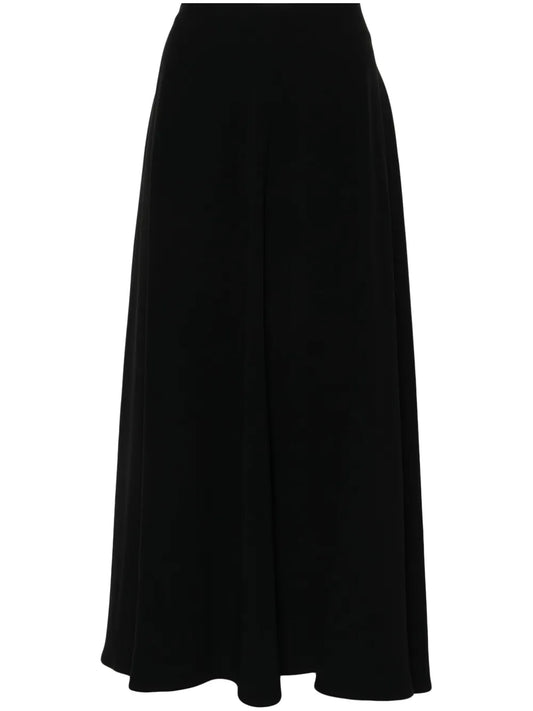 Crepe Midi Skirt