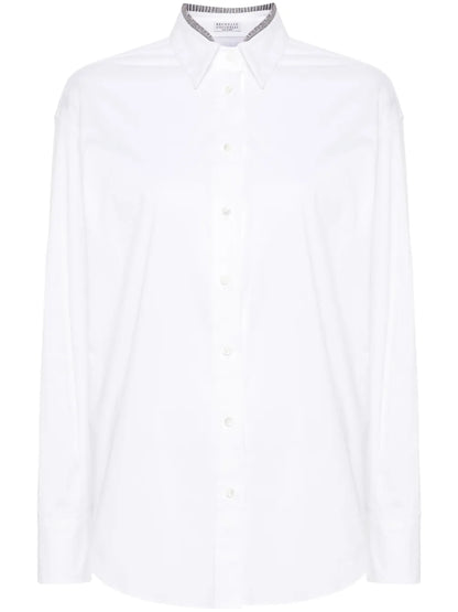 Bead-Detailed Shirt