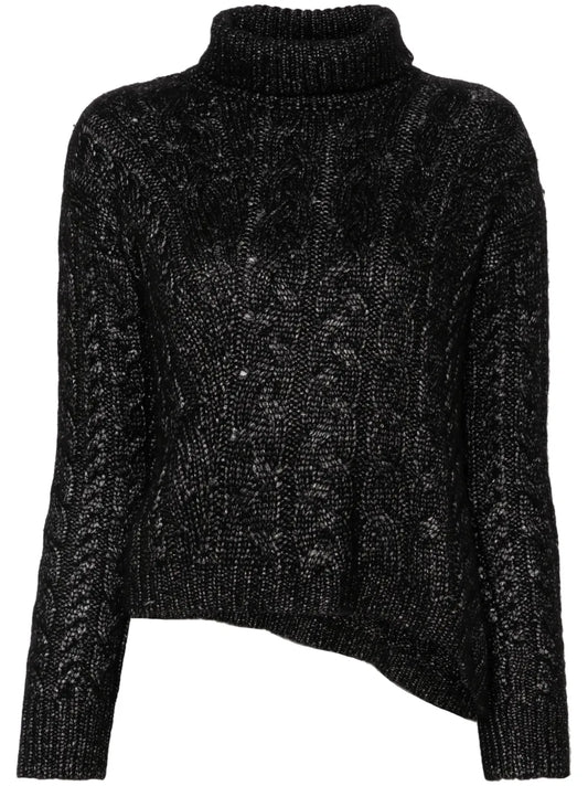 Cable-Knit Sweater