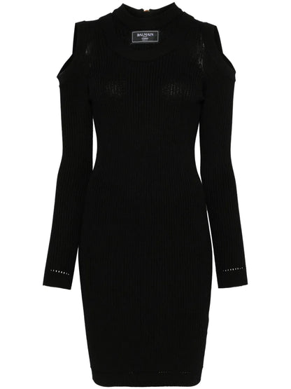 Logo-Patch Mini Dress