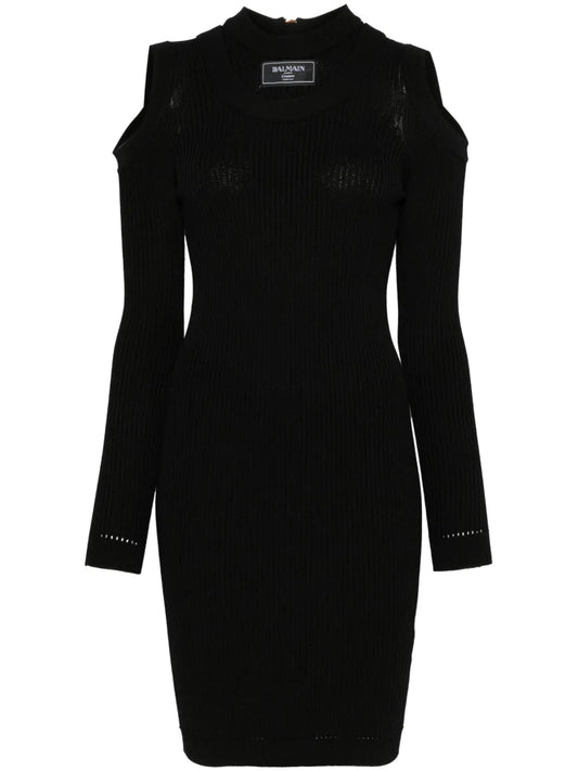 Logo-Patch Mini Dress