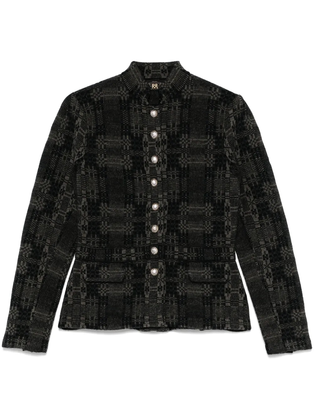 Jacquard-Pattern Cardigan