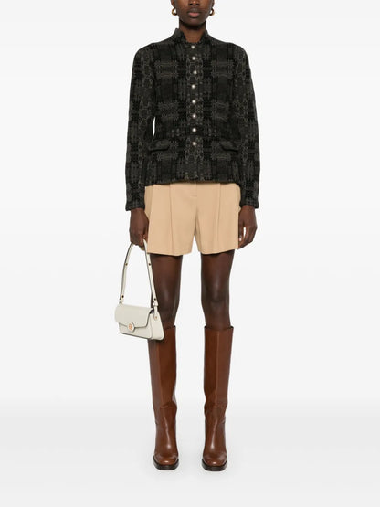 Jacquard-Pattern Cardigan
