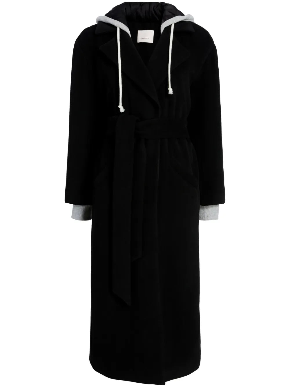 Hooded Belted Coat