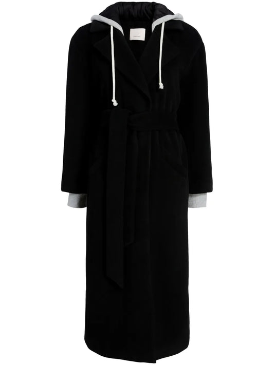 Hooded Belted Coat