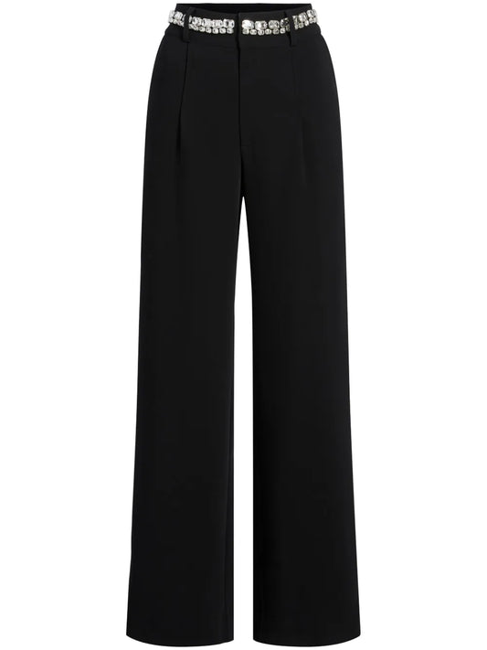 Rhinestone-Embellished Genna Trousers