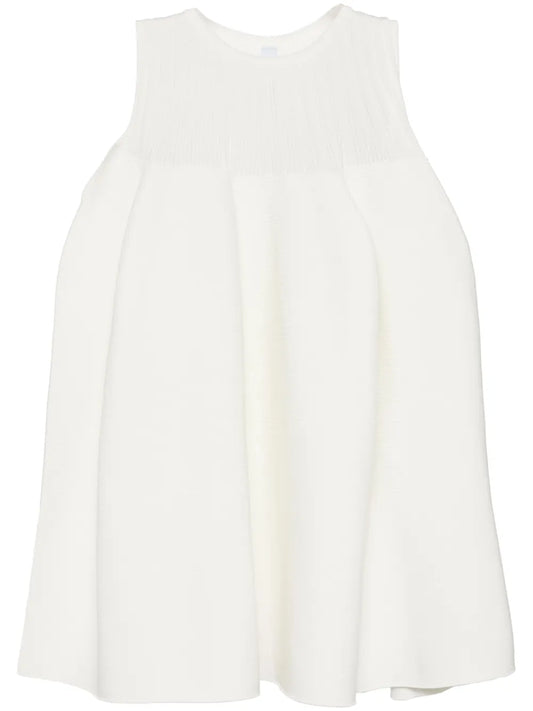 Pottery Sleeveless Bust-Flared Top