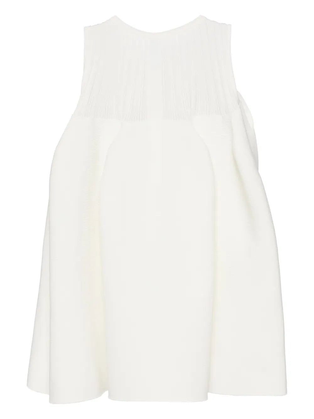 Pottery Sleeveless Bust-Flared Top