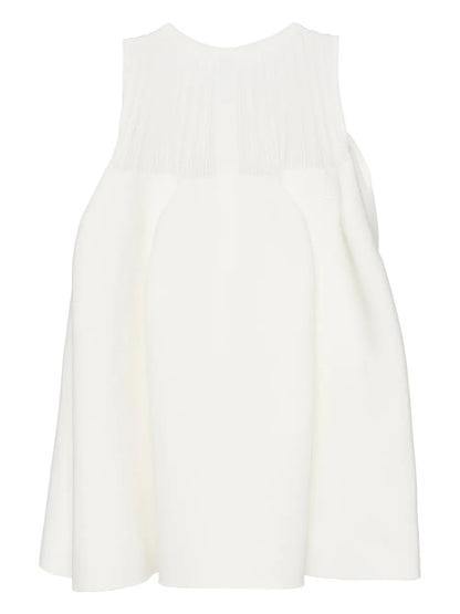Pottery Sleeveless Bust-Flared Top