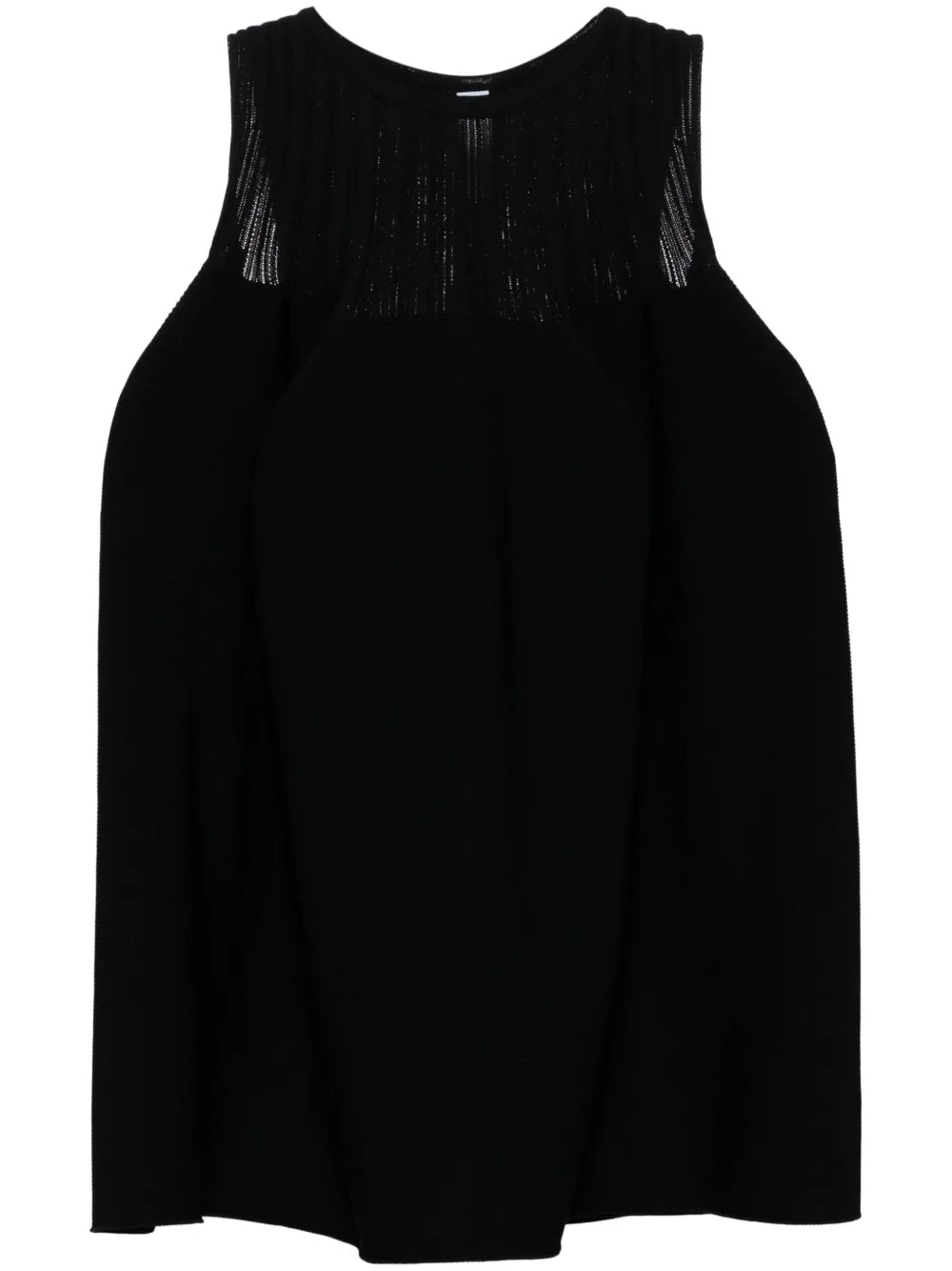 Pottery Sleeveless Bust-Flared Top