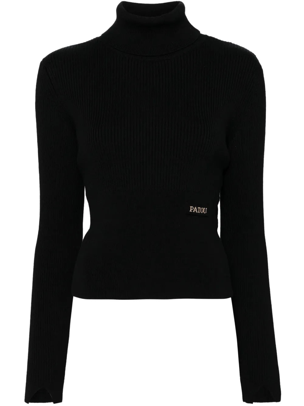 Ribbed Roll-Neck Sweater