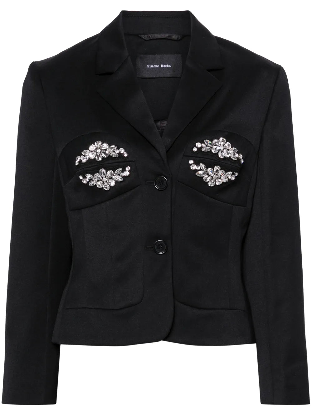 Crystal-Embellished Blazer